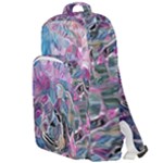 Pink Swirls Blend  Double Compartment Backpack
