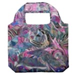 Pink Swirls Blend  Premium Foldable Grocery Recycle Bag