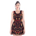 Year Of The Dragon Scoop Neck Skater Dress