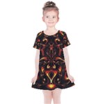 Year Of The Dragon Kids  Simple Cotton Dress