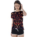 Year Of The Dragon Short Sleeve Open Back T-Shirt