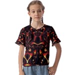 Year Of The Dragon Kids  Cuff Sleeve Scrunch Bottom T-Shirt