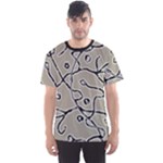 Sketchy abstract artistic print design Men s Sport Mesh T-Shirt