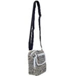 Sketchy abstract artistic print design Shoulder Strap Belt Bag