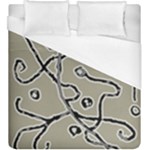 Sketchy abstract artistic print design Duvet Cover (King Size)