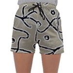 Sketchy abstract artistic print design Sleepwear Shorts