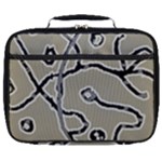 Sketchy abstract artistic print design Full Print Lunch Bag