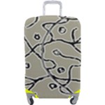 Sketchy abstract artistic print design Luggage Cover (Large)