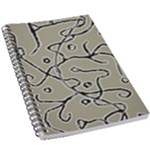 Sketchy abstract artistic print design 5.5  x 8.5  Notebook