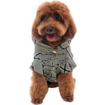 Sketchy abstract artistic print design Dog Coat