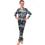 90a30151-30e5-41a4-8f9f-ca3e99b2c8da Kids  Satin Long Sleeve Pajamas Set