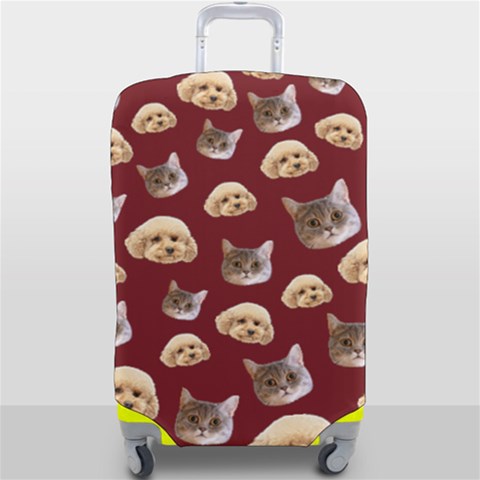 Personalized Pet Head Luggage Cover Luggage Cover (Large) from UrbanLoad.com