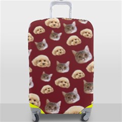 Personalized Pet Head Luggage Cover Luggage Cover (Large) from UrbanLoad.com