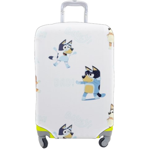 Bluey, Bluey merch, Bluey pattern, Bluey Bluey, bingo, Bluey design, bluey dog Luggage Cover (Large) from UrbanLoad.com