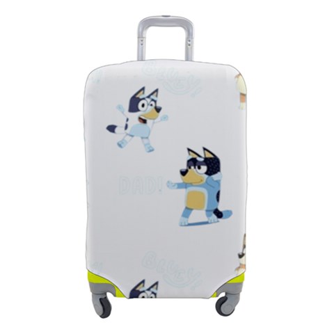 Bluey, Bluey merch, Bluey pattern, Bluey Bluey, bingo, Bluey design, bluey dog Luggage Cover (Small) from UrbanLoad.com