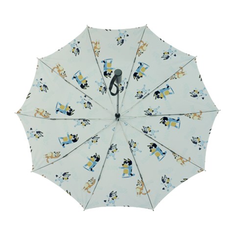 Bluey, Bluey merch, Bluey pattern, Bluey Bluey, bingo, Bluey design, bluey dog Automatic Folding Umbrella with Case (Large) from UrbanLoad.com