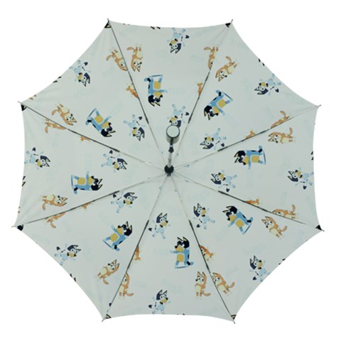 Bluey, Bluey merch, Bluey pattern, Bluey Bluey, bingo, Bluey design, bluey dog Automatic Folding Umbrella with Case (Medium) from UrbanLoad.com