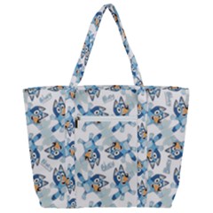 Zip Up Canvas Bag 