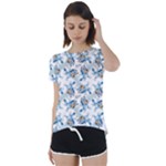 Bluey, Bluey merch, Bluey pattern, Bluey Bluey, bingo, Bluey design, bluey dog Short Sleeve Open Back T-Shirt Bluey, Bluey merch, Bluey pattern, Bluey Bluey, bingo, Bluey design, bluey dog Short Sleeve Open Back T-Shirt