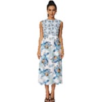 Bluey, Bluey merch, Bluey pattern, Bluey Bluey, bingo, Bluey design, bluey dog Sleeveless Round Neck Midi Dress Bluey, Bluey merch, Bluey pattern, Bluey Bluey, bingo, Bluey design, bluey dog Sleeveless Round Neck Midi Dress