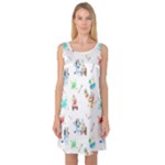 Bluey, Bluey merch, Bluey pattern, Bluey Bluey, bingo, Bluey design, bluey dog Sleeveless Satin Nightdress Bluey, Bluey merch, Bluey pattern, Bluey Bluey, bingo, Bluey design, bluey dog Sleeveless Satin Nightdress