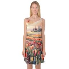 Sleeveless Satin Nightdress 
