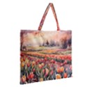 Zipper Large Tote Bag 