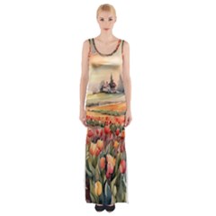 Thigh Split Maxi Dress 