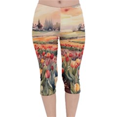 Velvet Capri Leggings  