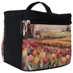 Tulips Field Tree Make Up Travel Bag (Big)