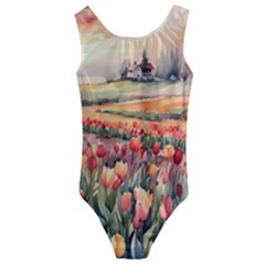 Kids  Cut-Out Back One Piece Swimsuit 