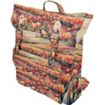 Tulips Field Tree Buckle Up Backpack