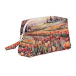 Tulips Field Tree Wristlet Pouch Bag (Medium)