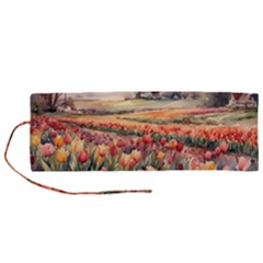 Tulips Field Tree Roll Up Canvas Pencil Holder (M) from UrbanLoad.com