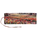Tulips Field Tree Roll Up Canvas Pencil Holder (M)