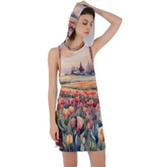 Racer Back Hoodie Dress 