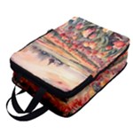 Tulips Field Tree Full Print Foldable Shoe Storage Bag
