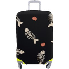 Pattern Design Seamless Fishbone Luggage Cover (Large) from UrbanLoad.com
