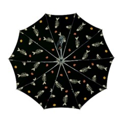 Pattern Design Seamless Fishbone Automatic Folding Umbrella with Case (Large) from UrbanLoad.com