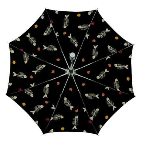 Pattern Design Seamless Fishbone Automatic Folding Umbrella with Case (Medium) from UrbanLoad.com