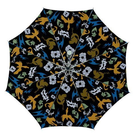 Pattern Design Seamless Texture Automatic Folding Umbrella with Case (Medium) from UrbanLoad.com