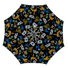 Pattern Design Seamless Texture Automatic Folding Umbrella with Case (Medium) from UrbanLoad.com