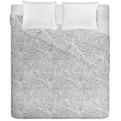 Light Grey Snake Duvet Cover Double Side (California King Size) from UrbanLoad.com