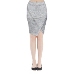 Light Grey Snake Midi Wrap Pencil Skirt from UrbanLoad.com