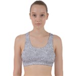 Light Grey Snake Back Weave Sports Bra