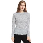 Light Grey Snake Women s Long Sleeve Rash Guard