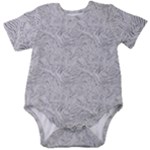 Light Grey Snake Baby Short Sleeve Bodysuit