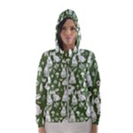 Easter bunny pattern Women s Hooded Windbreaker