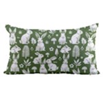 Easter bunny pattern 22 x14  Lumbar Throw Cushion Case (Two Sides)