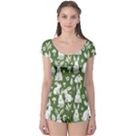 Easter bunny pattern Boyleg Leotard 